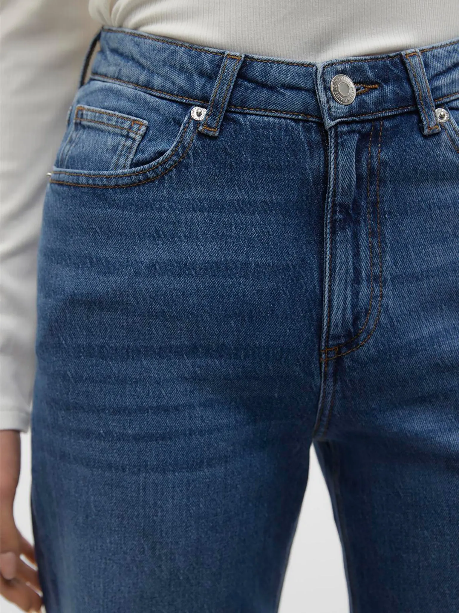 Γυναικείο παντελόνι τζιν VMTESSA HR WIDE JEANS RA380 GA NOOS 10308153 | 10308153