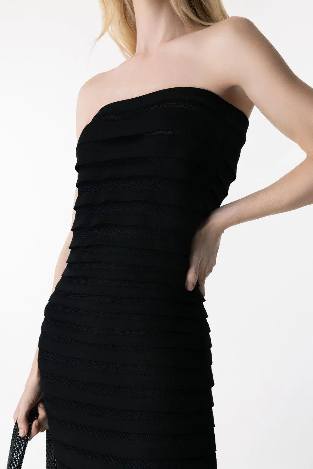 3D Stripe Dress
