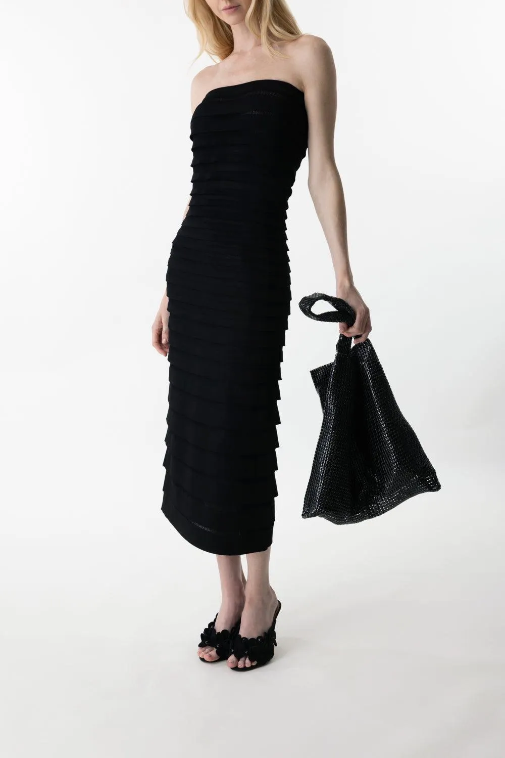 3D Stripe Dress