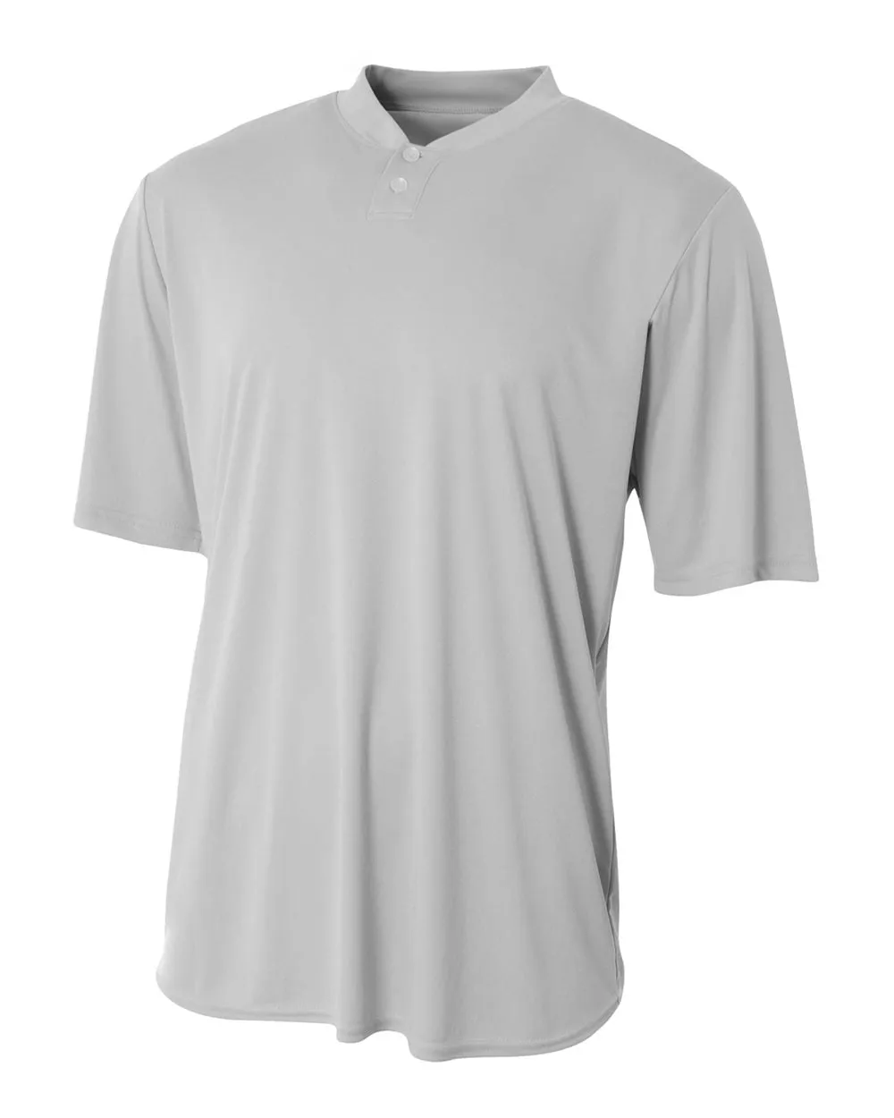 A4 Youth Tek 2-Button Henley