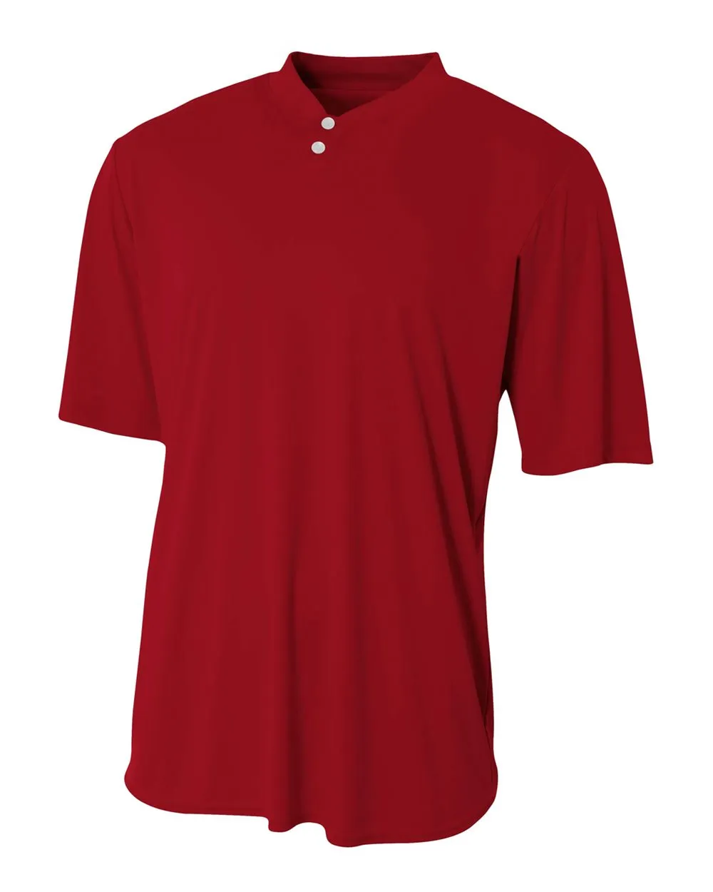 A4 Youth Tek 2-Button Henley