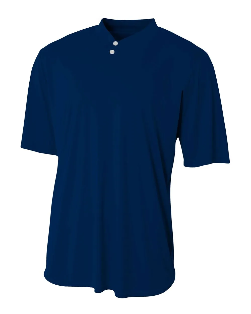 A4 Youth Tek 2-Button Henley