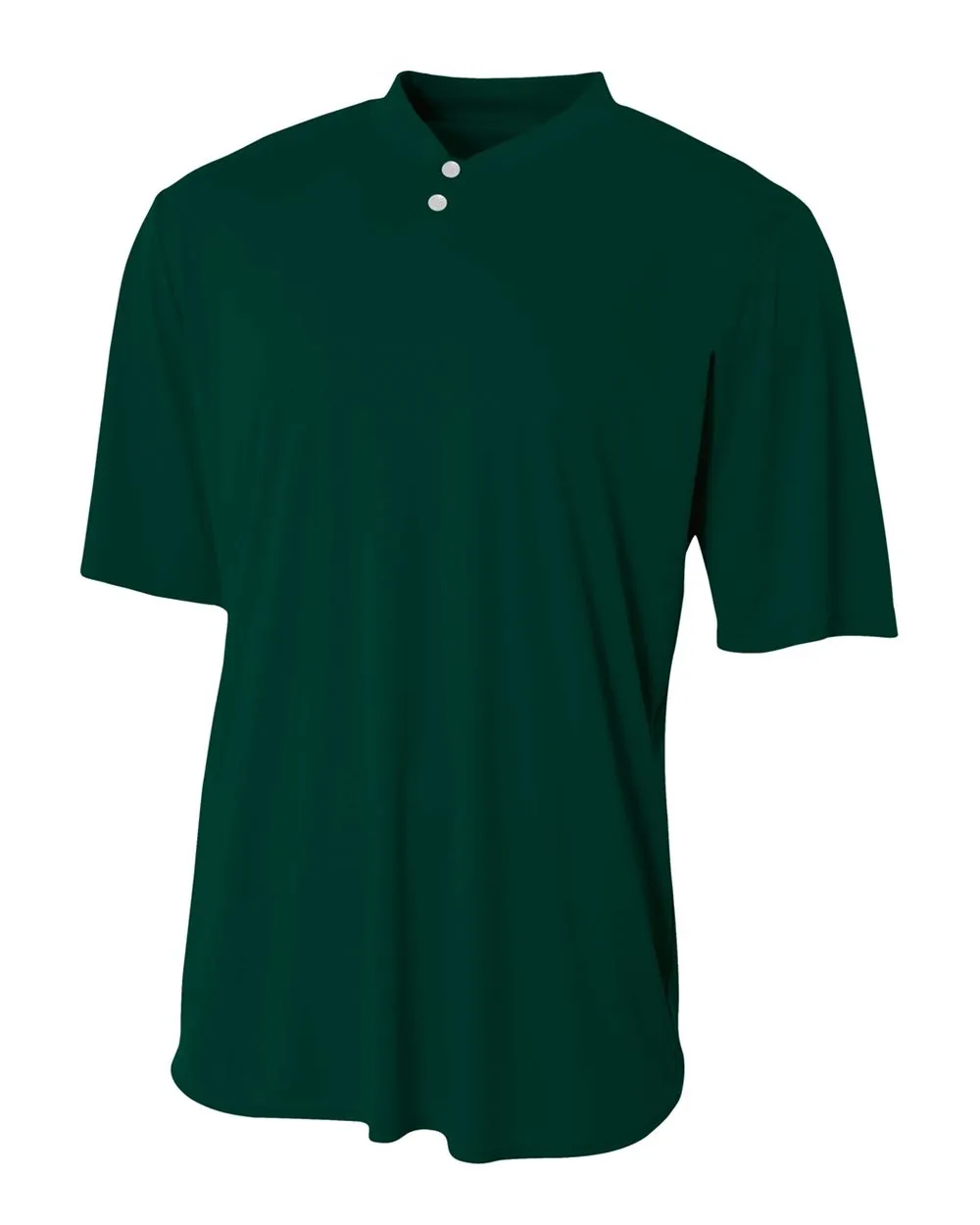 A4 Youth Tek 2-Button Henley