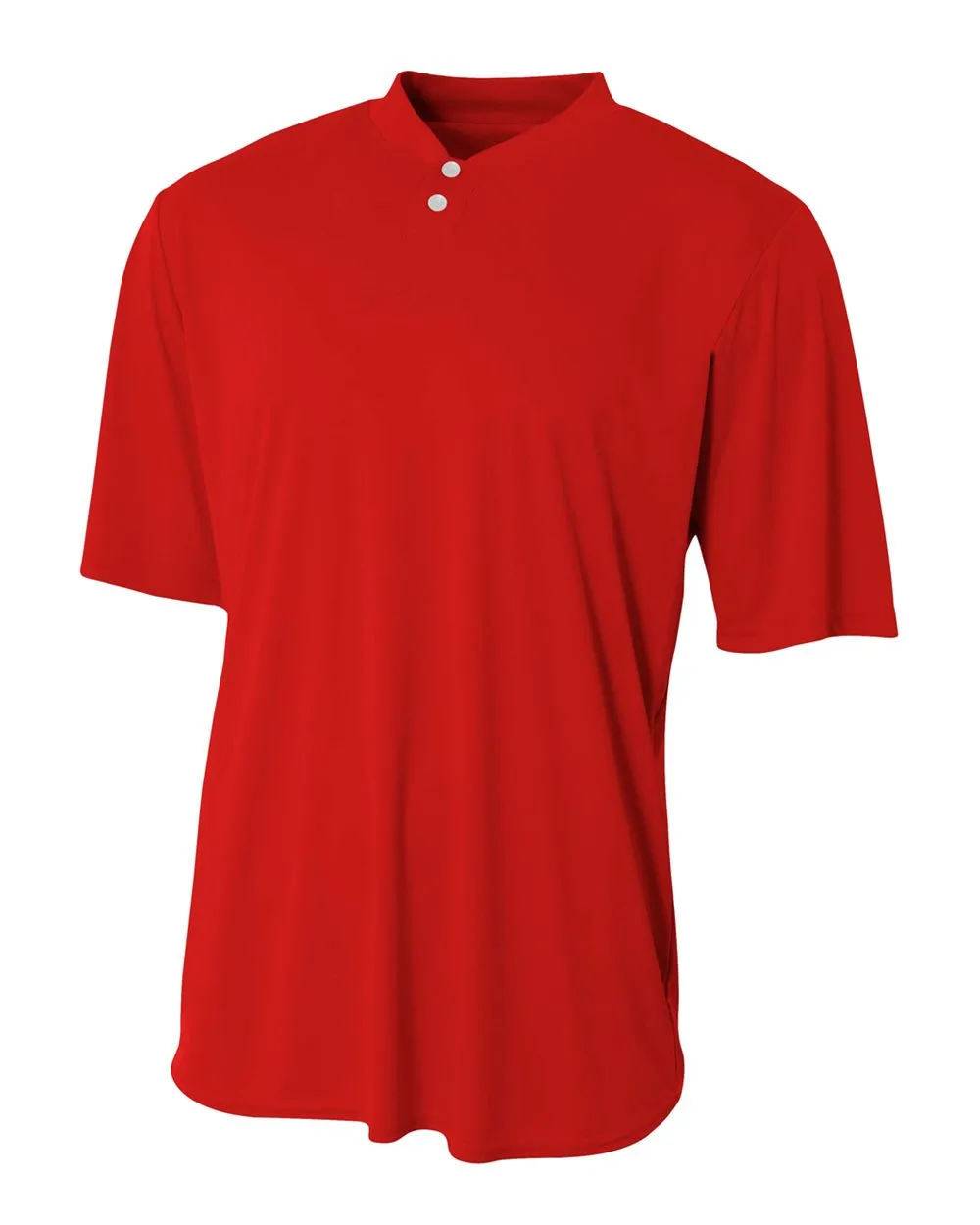 A4 Youth Tek 2-Button Henley