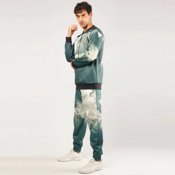 Abstract Design jacket And Jogger Pant Track Suit