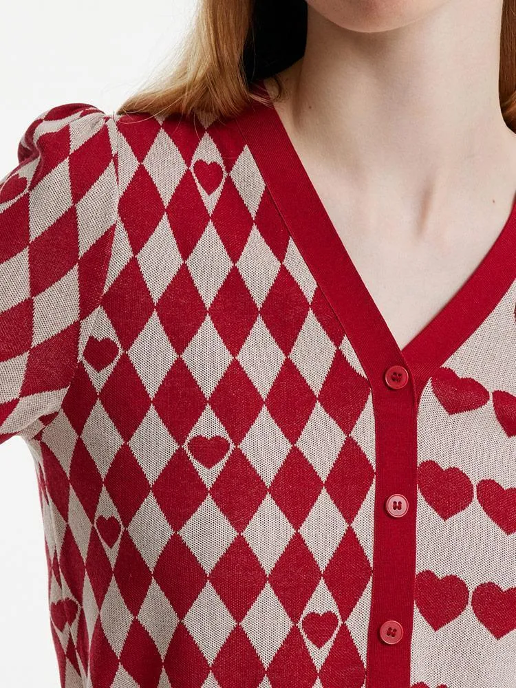 Acetate Cotton Knit Top