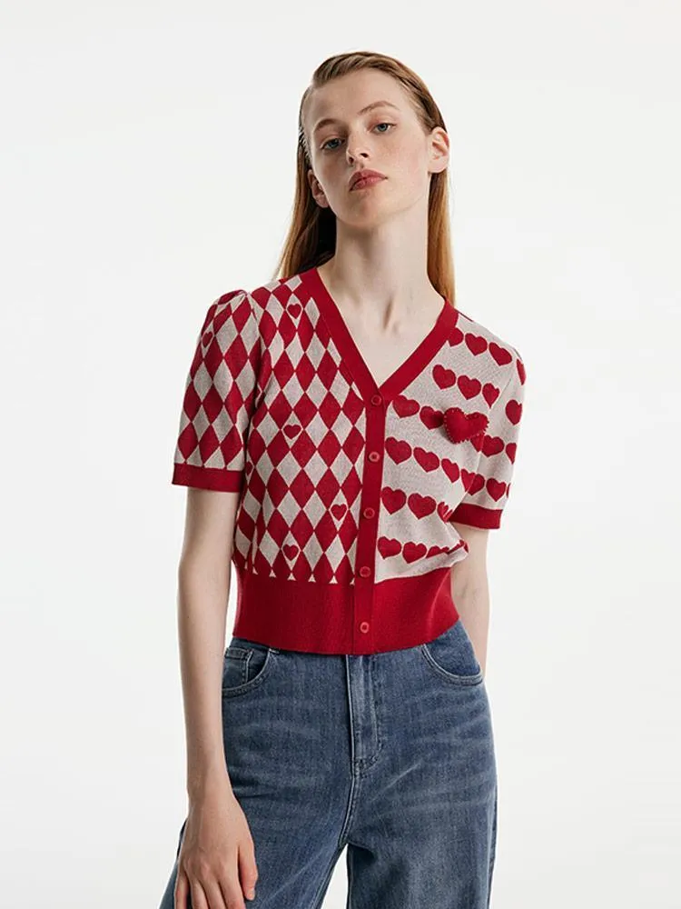 Acetate Cotton Knit Top