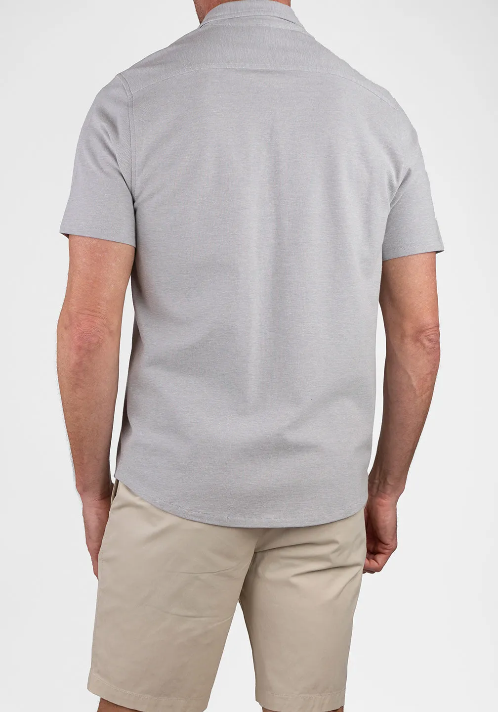 Airotec® Slim-Fit Birdseye Pique Short Sleeve Shirt