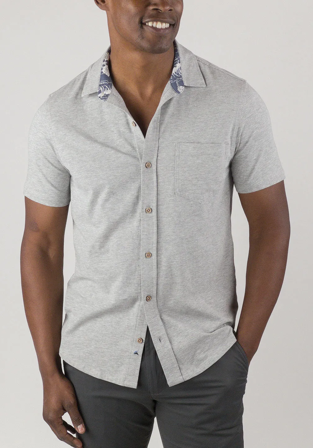 Airotec® Slim Fit Jersey Knit Shirt