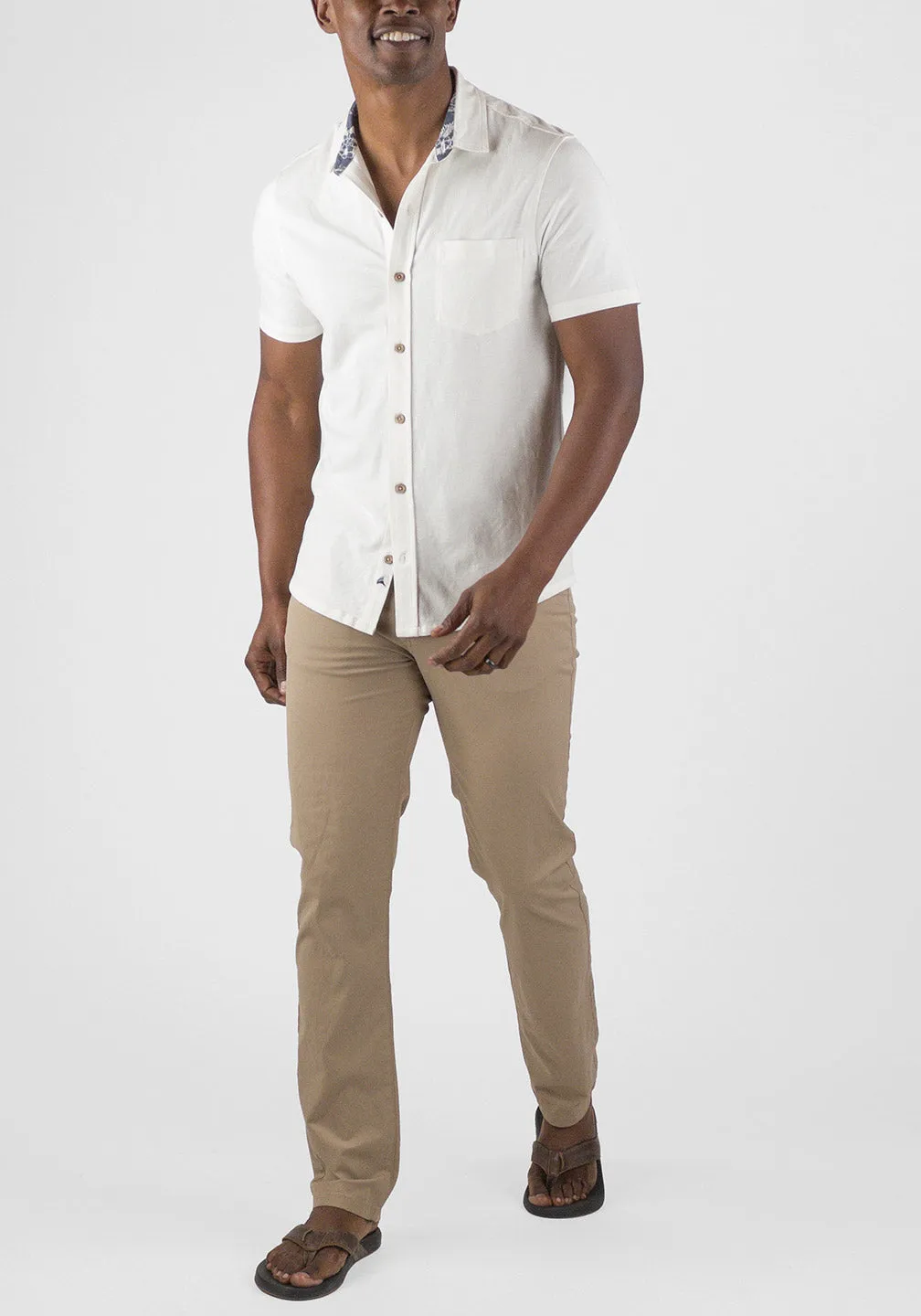 Airotec® Slim Fit Jersey Knit Shirt