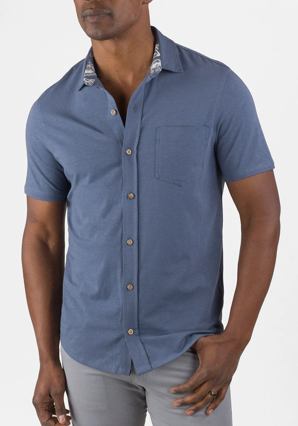 Airotec® Slim Fit Jersey Knit Shirt