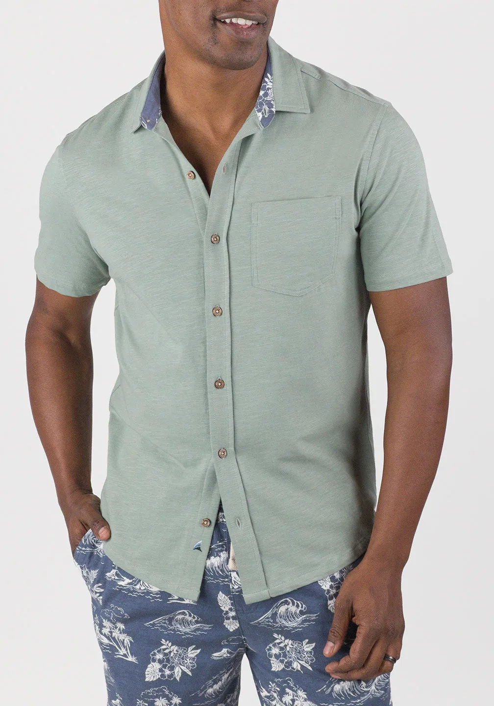Airotec® Slim Fit Jersey Knit Shirt