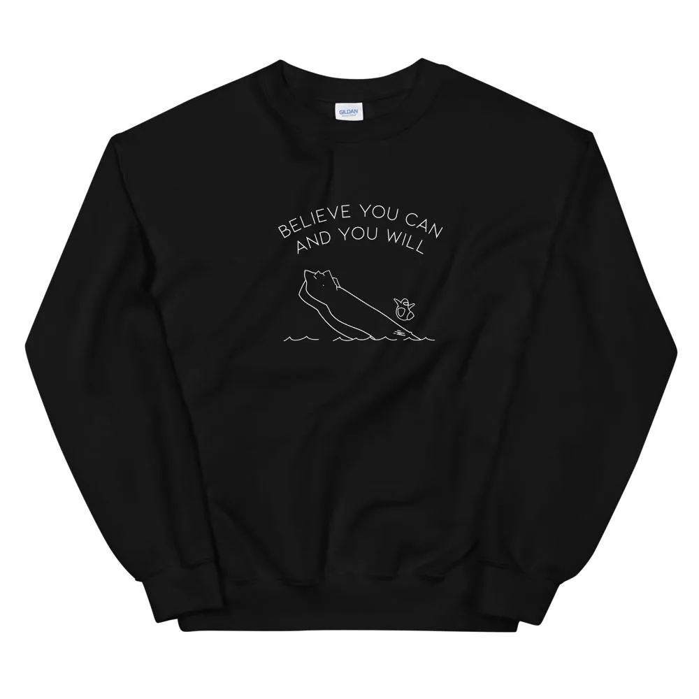 Believe you Can | Unisex Sweatshirt | Club Penguin