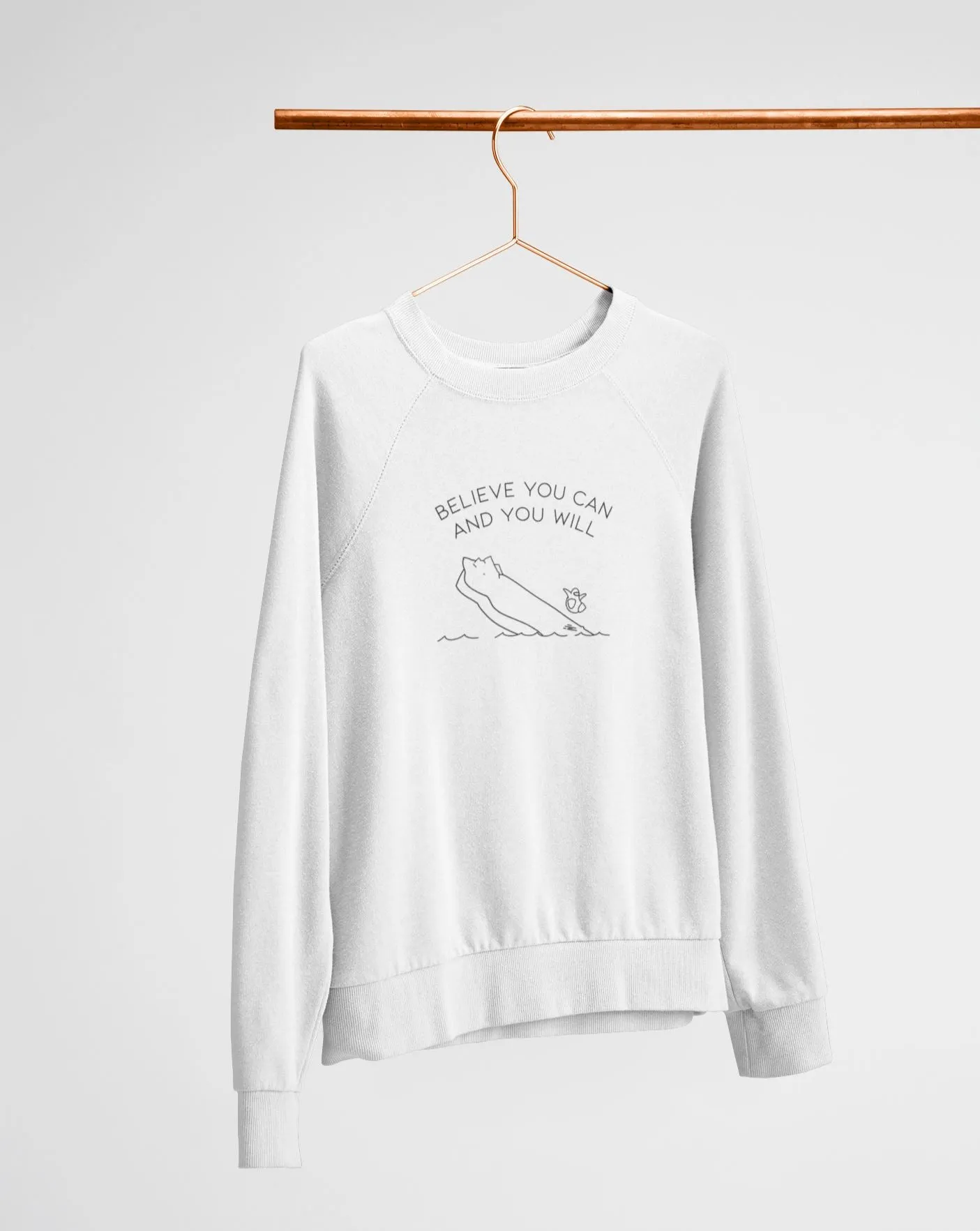 Believe you Can | Unisex Sweatshirt | Club Penguin