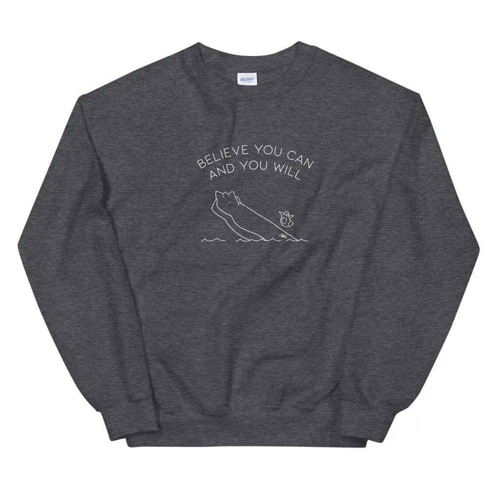 Believe you Can | Unisex Sweatshirt | Club Penguin