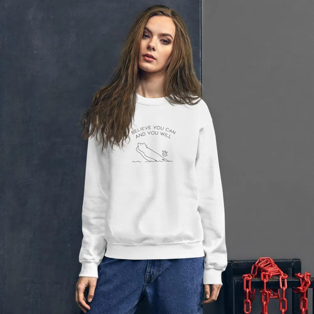 Believe you Can | Unisex Sweatshirt | Club Penguin