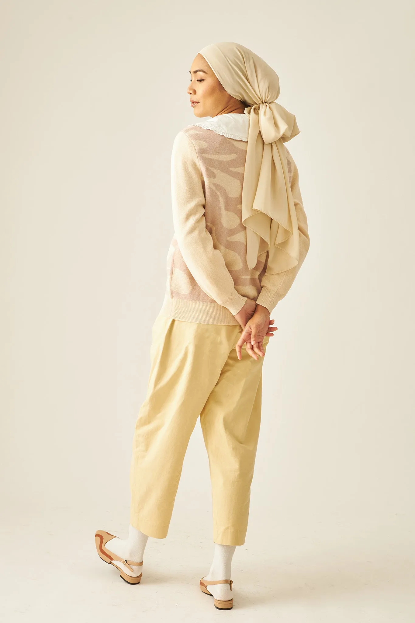 BRAZEN Cardigan in Light Oat