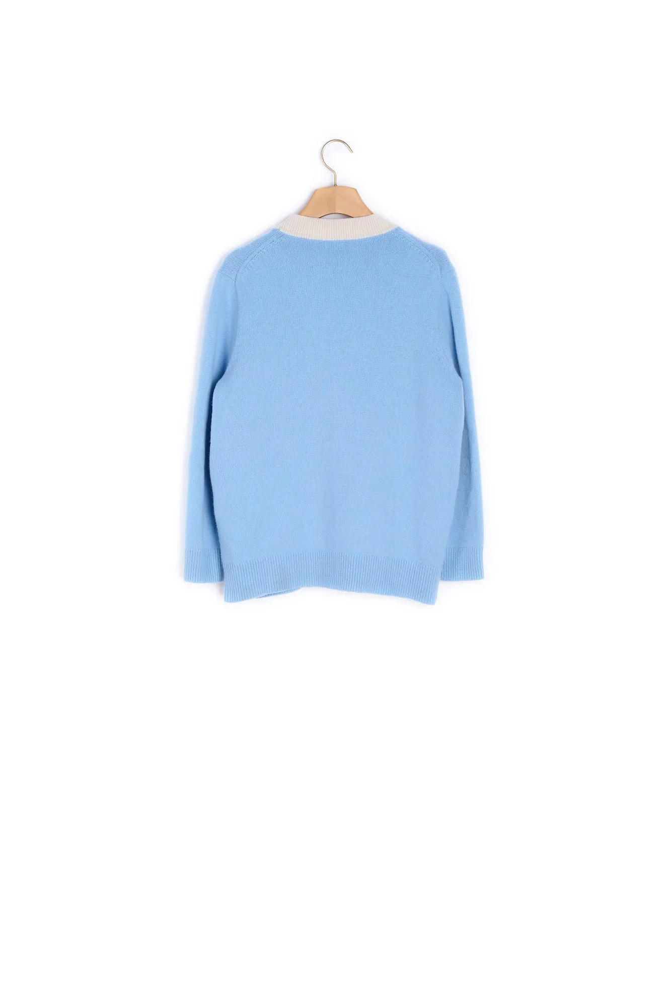 Cardigan en laine esprit collège