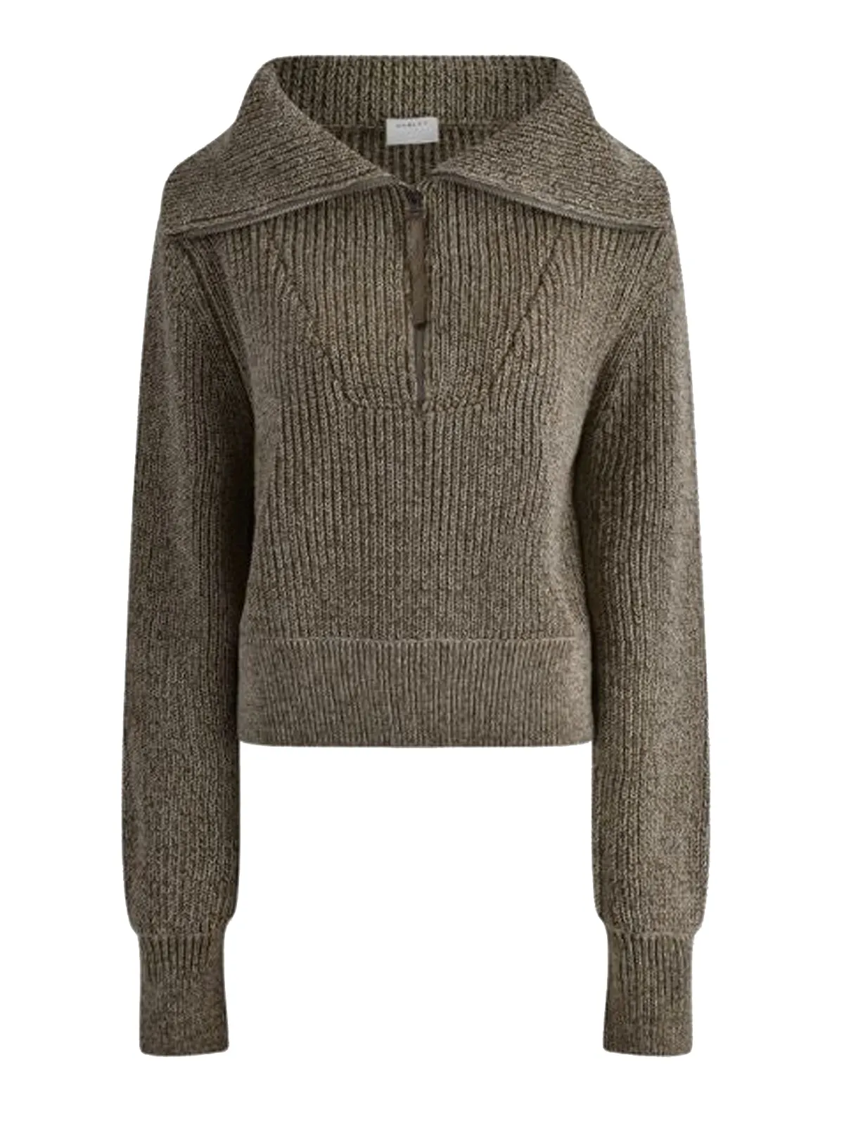 Dark Olive Speckle Mentone Half-Zip Pullover
