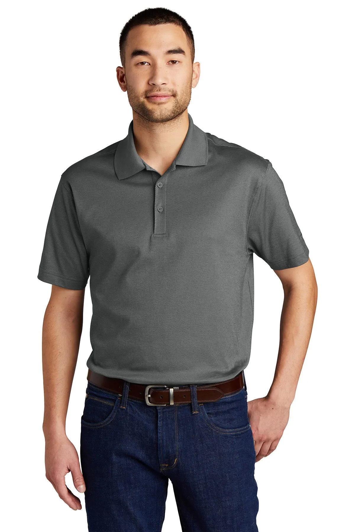 Eddie Bauer Custom Performance Polos, Grey Steel