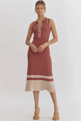 ENTRO Julius Midi Dress FINAL SALE