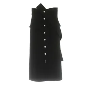 Fashion Straight Skirt For Women High Waist Solid Minimalist Split Midi Skirts Female Korean Clothes Style