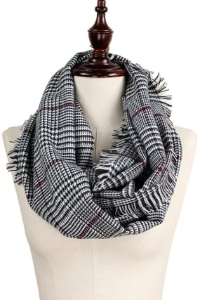 Glen Check Infinity Scarf