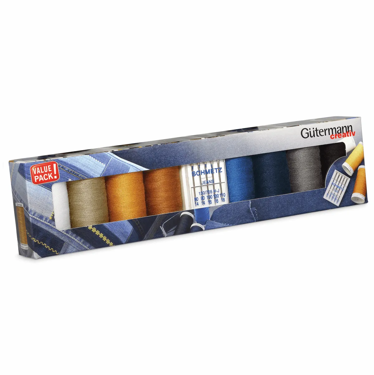 Gutermann Professional Jeans Thread set with Needles