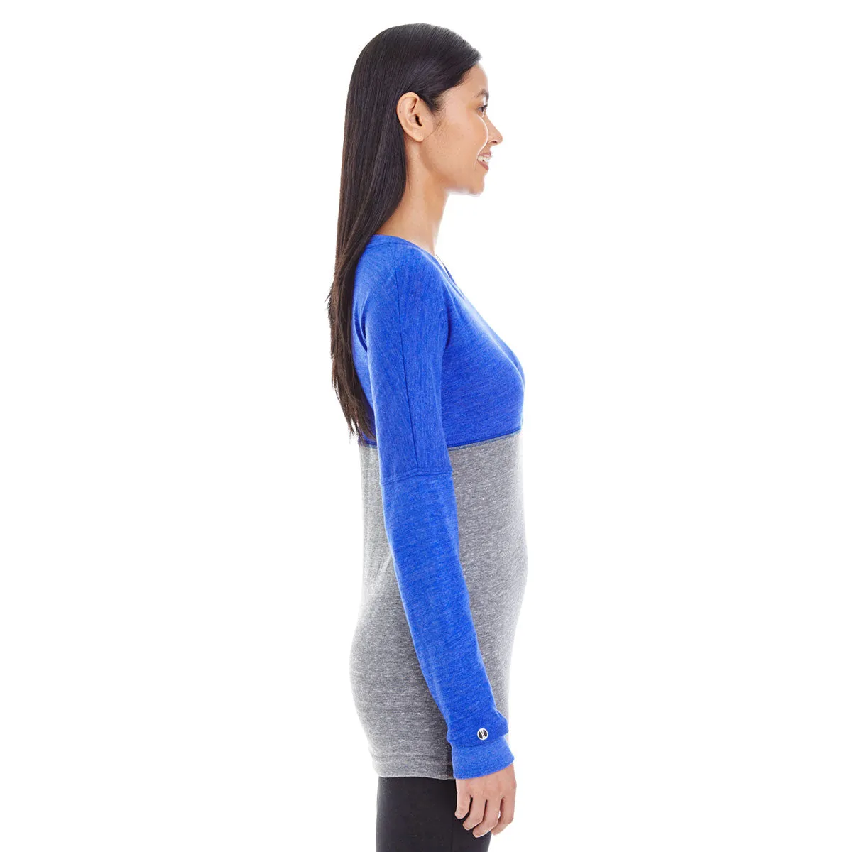 Holloway Women's Vintage Royal/Vintage Grey Low Key Pullover