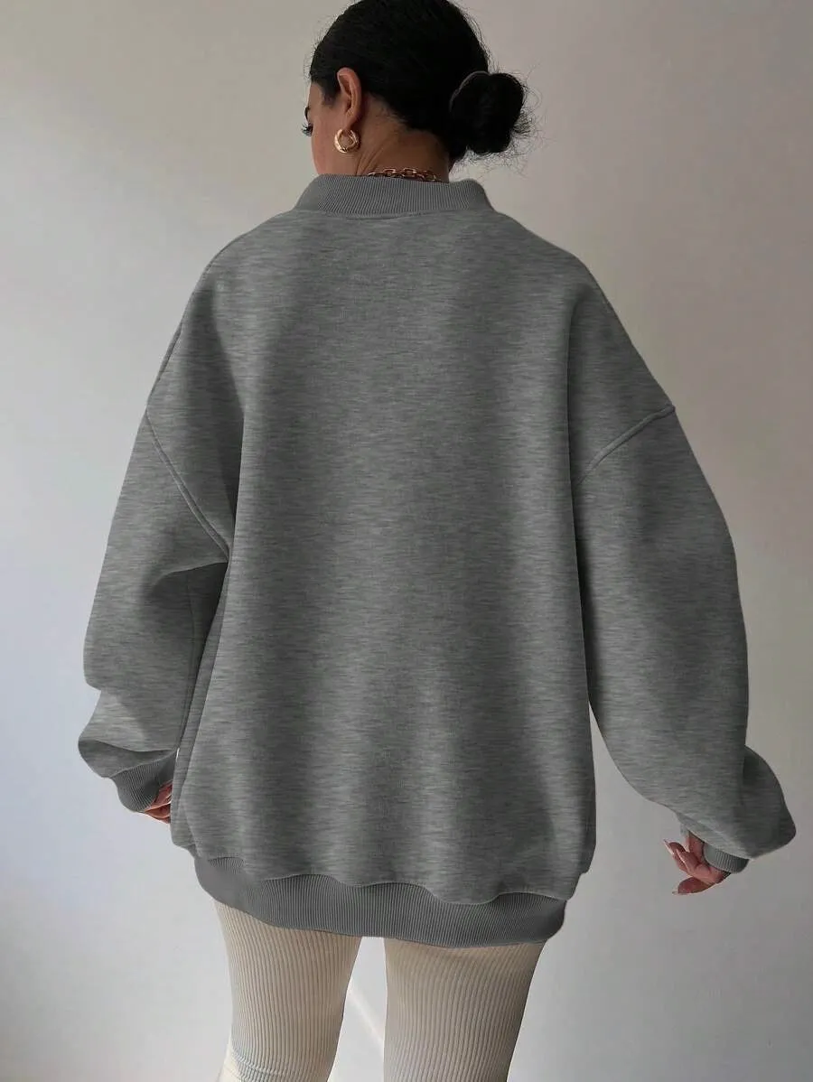 Ivyshape | Casual Long-Sleeve Sweatshirt