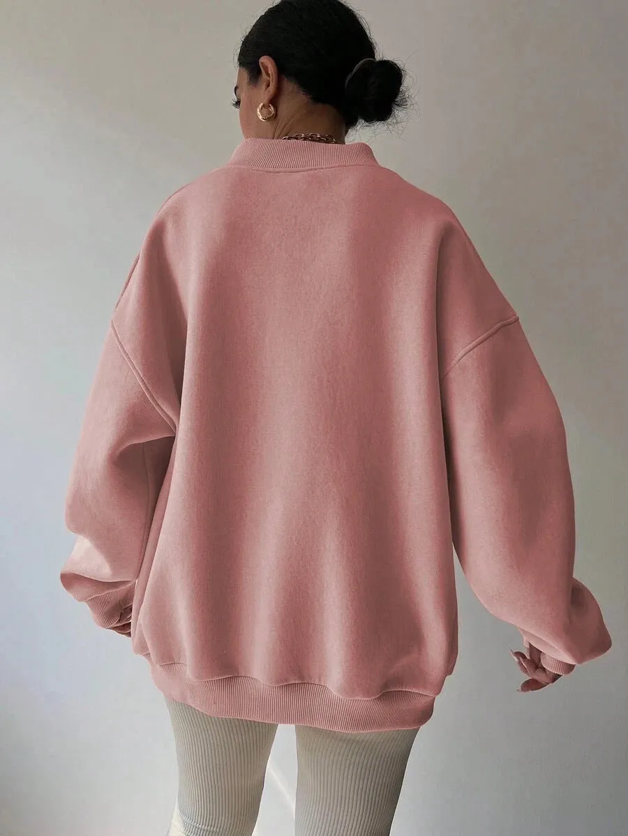 Ivyshape | Casual Long-Sleeve Sweatshirt