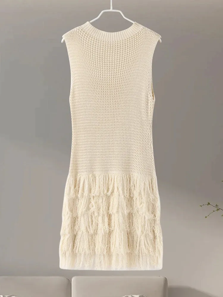 Judie Tassel Knit Dress