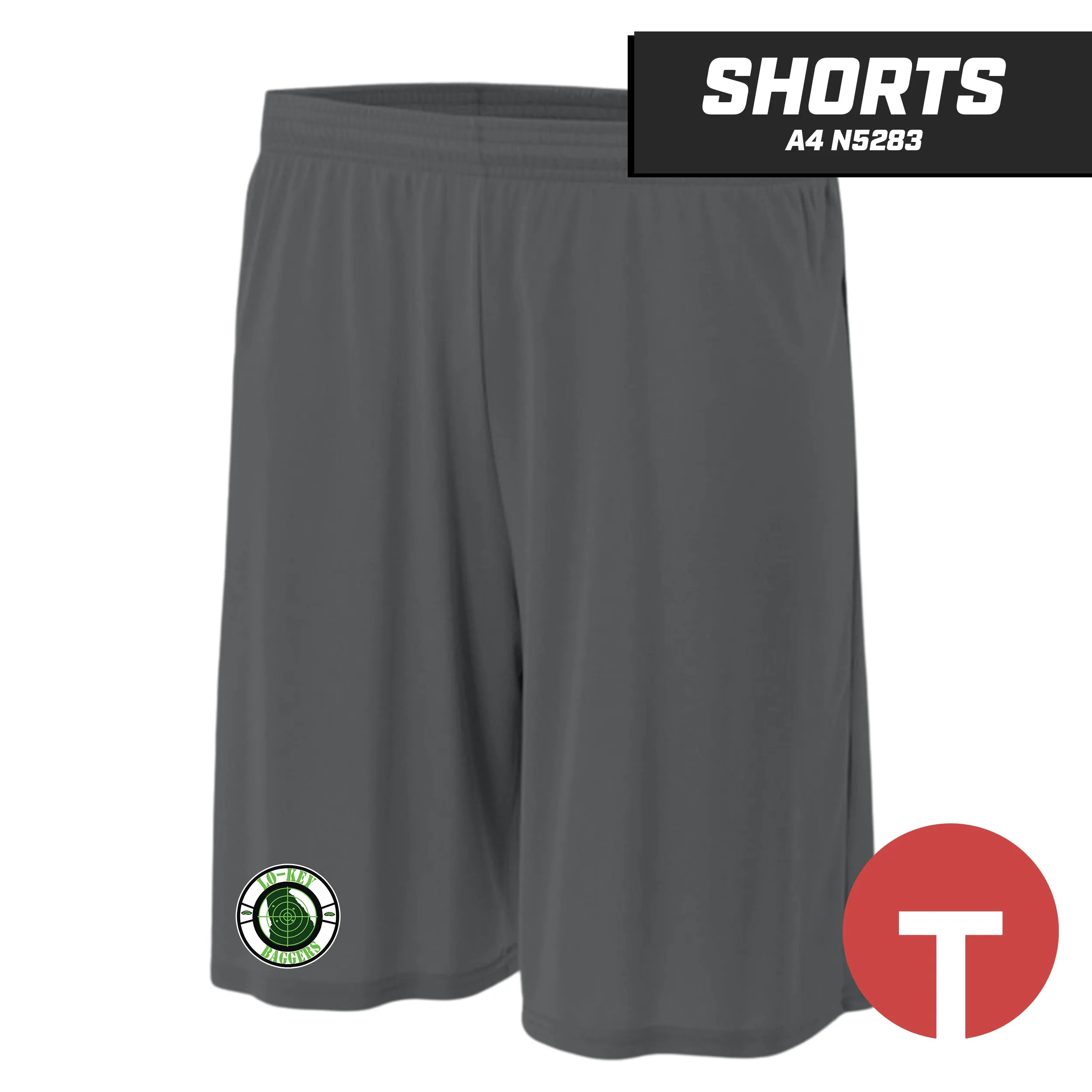 Lo-Key Baggers - Short A4 Apparel N5283