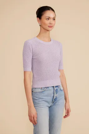 Lucy Paris Lavender Elise Knit Top