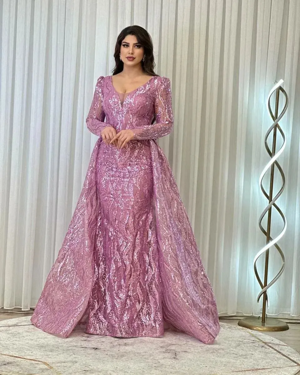 Luxury Sparkly Sequins Prom Party Dress