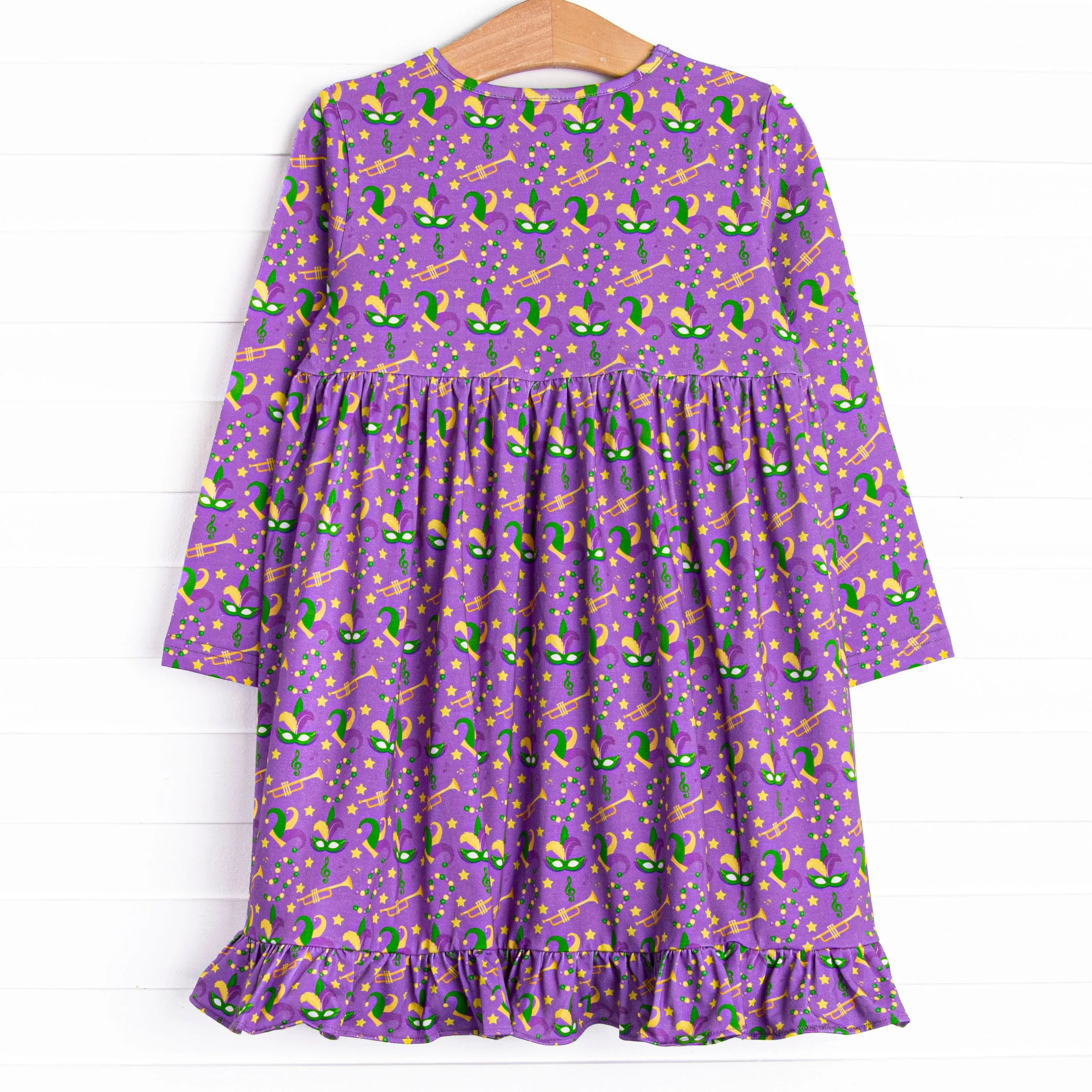 Mardi Gras March Dress, Purple