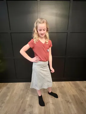 “Nova” Girls Skort in Grey