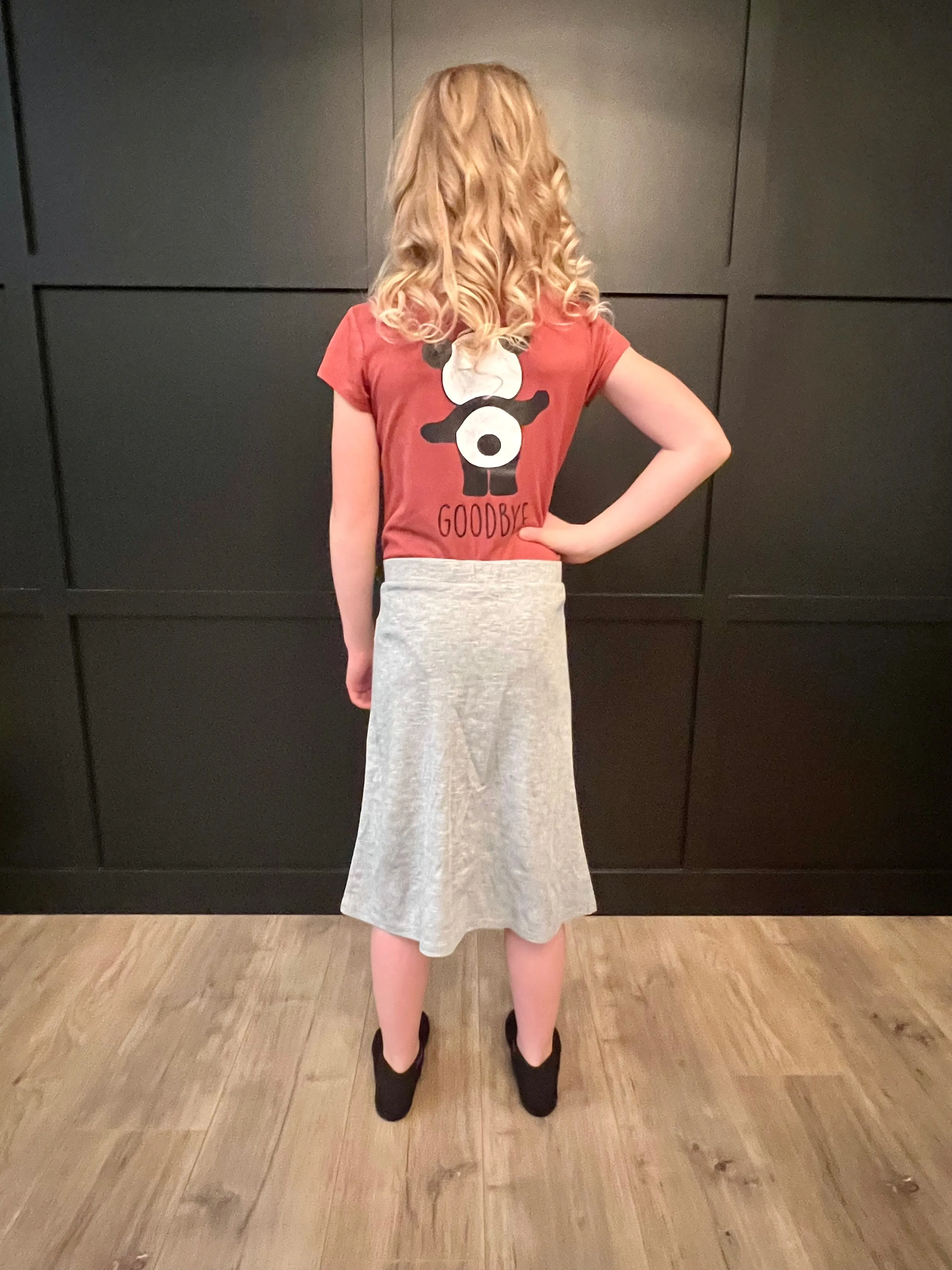 “Nova” Girls Skort in Grey