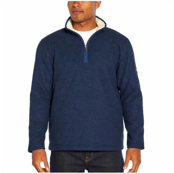 Orvis Sherpa Lined 1/4 Quarter Zip Pullover Fleece