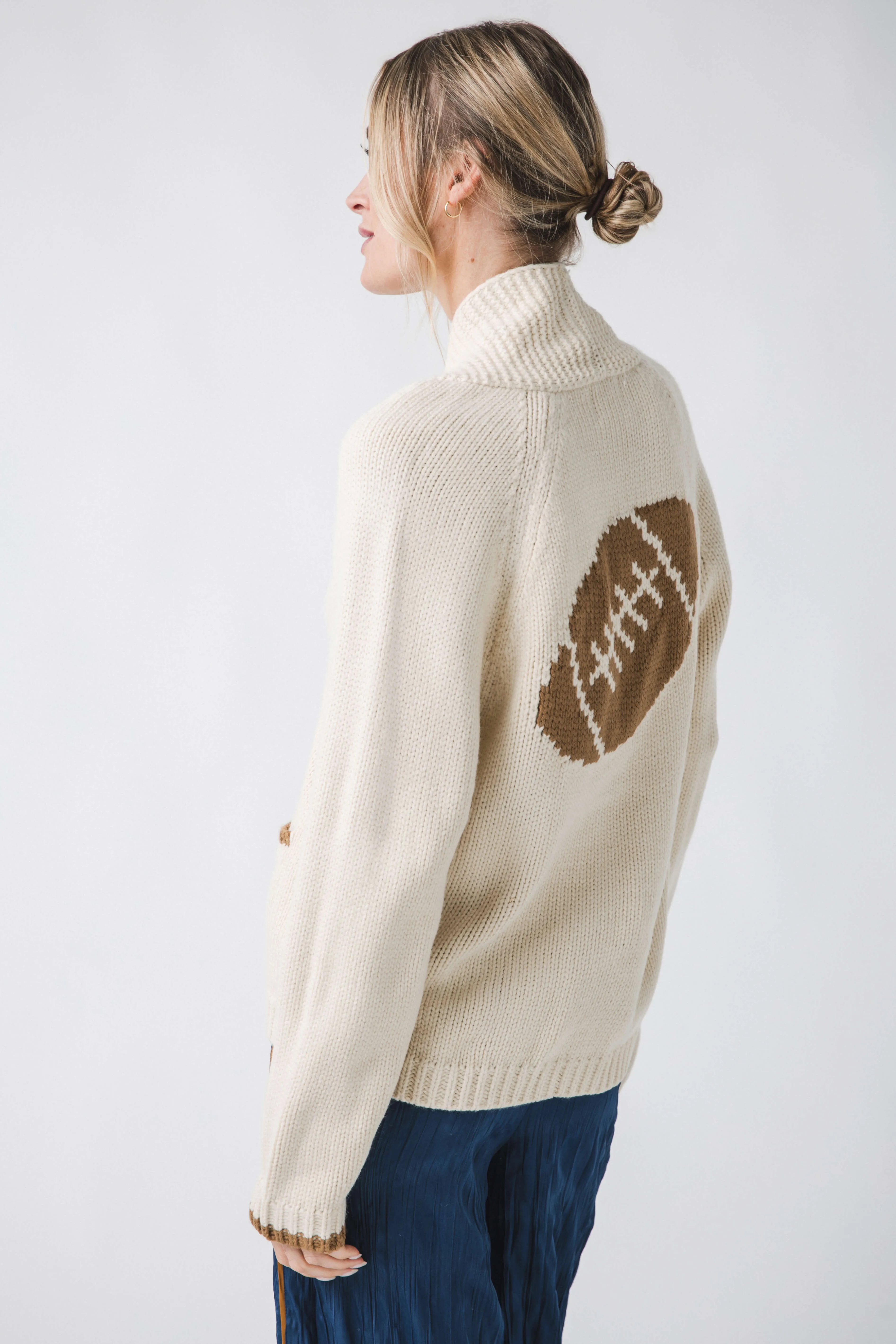 Pink Pineapple Football Cardigan