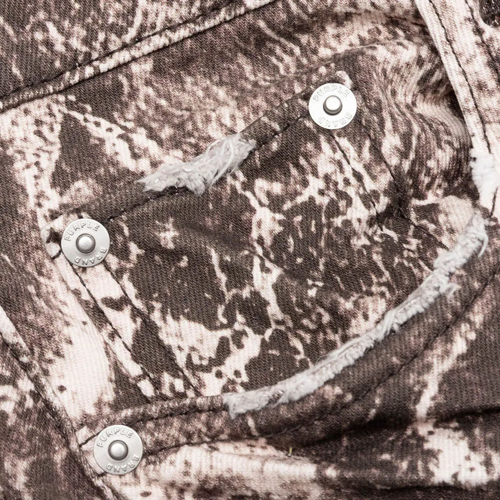 Purple Brand P001 Printed Denim Stone B Jean