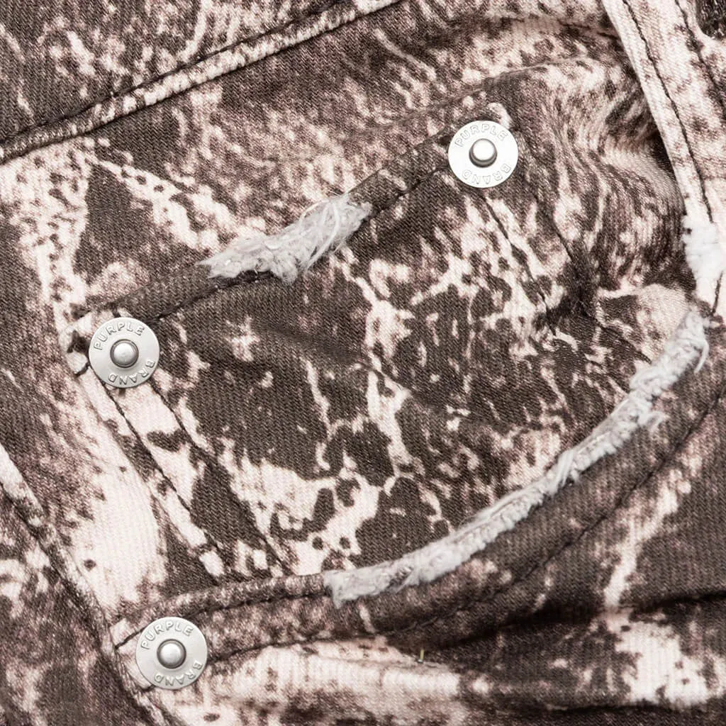 Purple Brand P001 Printed Denim Stone B Jean