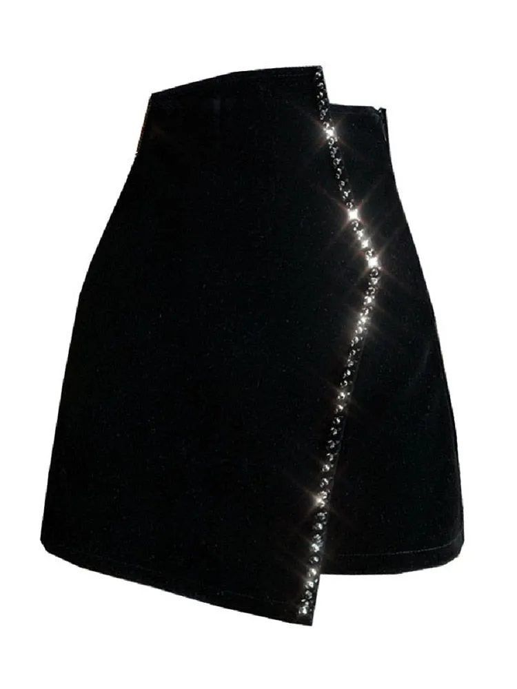Running Out Of Time Mini Skirt