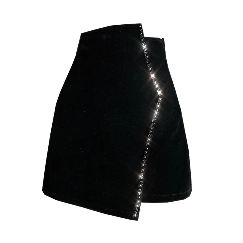 Running Out Of Time Mini Skirt