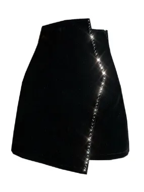 Running Out Of Time Mini Skirt