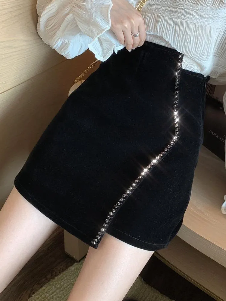 Running Out Of Time Mini Skirt