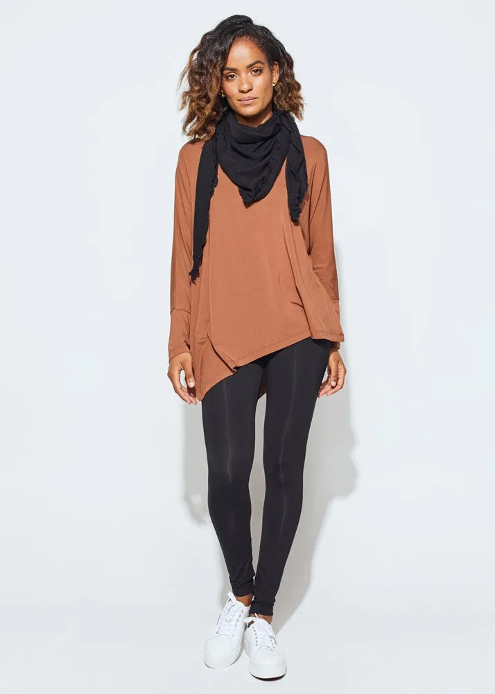 Sassoon Cashmere/Bamboo Scarf - Black
