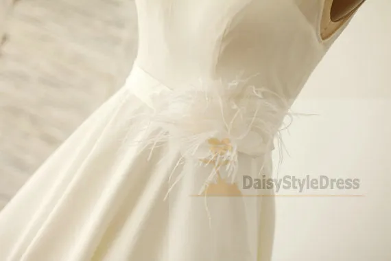 Tea Length Vintage Wedding Dress