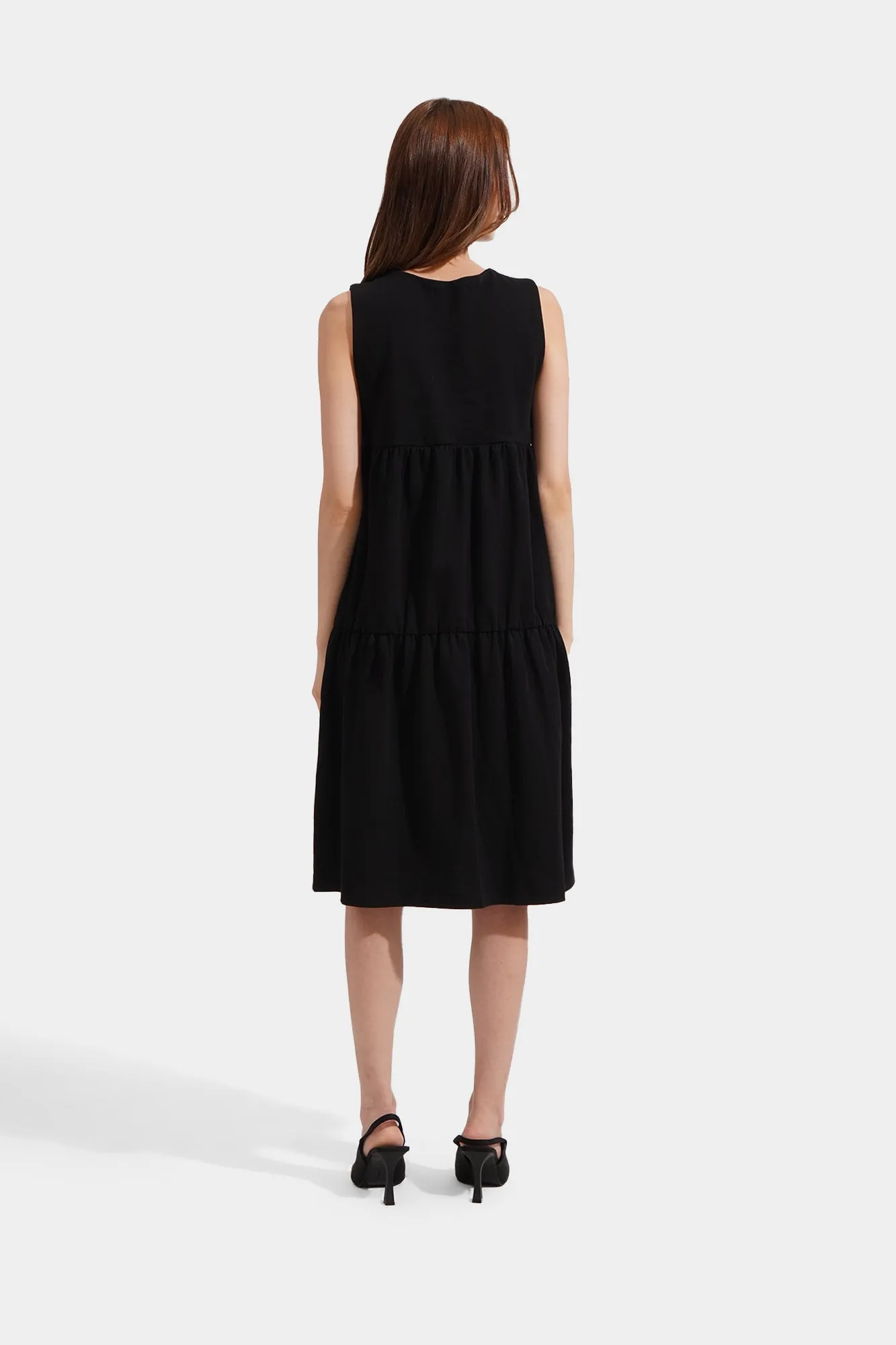 Tiered Knit Dress
