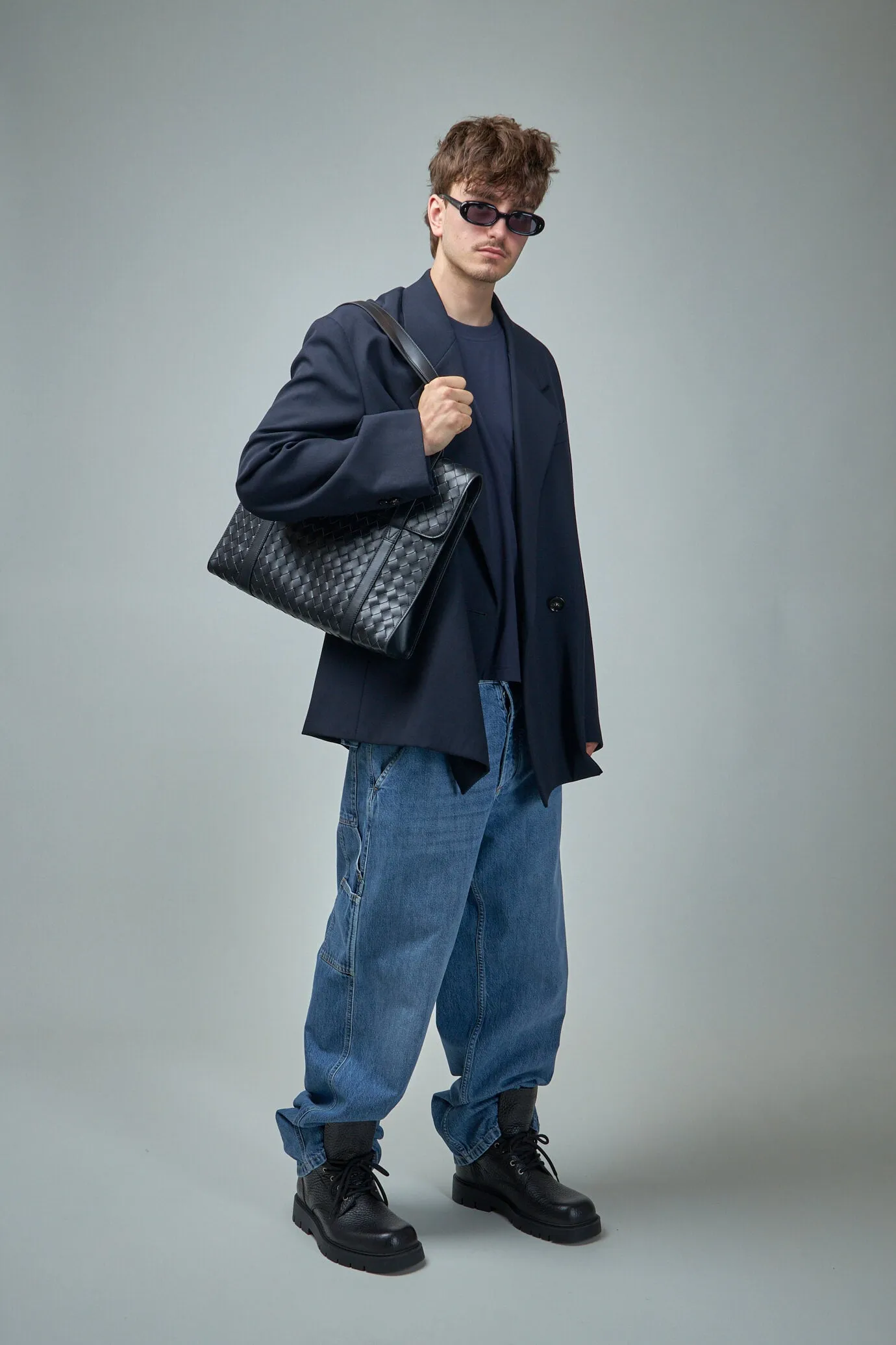 Vintage Indigo Cargo Denim